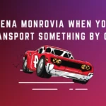 rena monrovia when you transport something by car ...